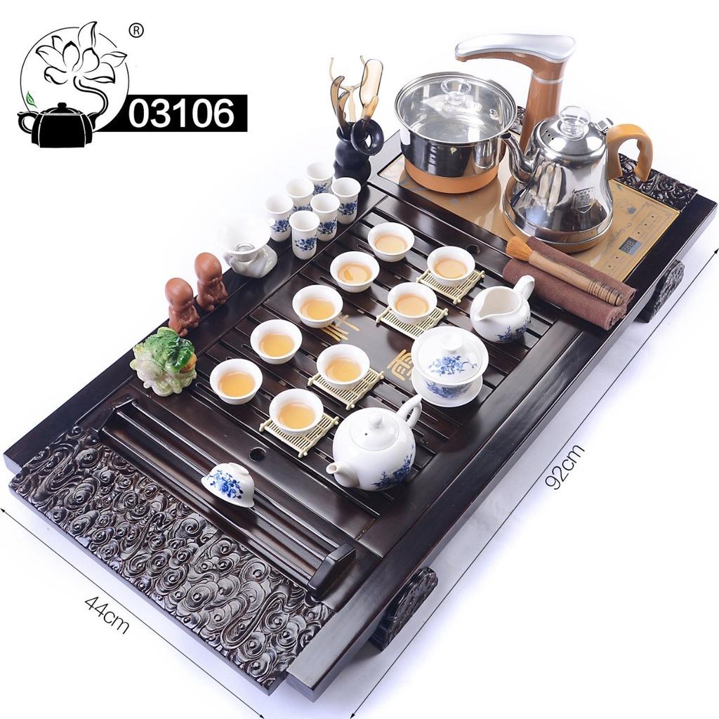 Bàn trà điện mã 031 gỗ sồi - bàn trà điện thông minh đa năng - bảo hành 12 tháng - làm quà tặng, quà biếu lịch sự, sang trọng, ý nghĩa