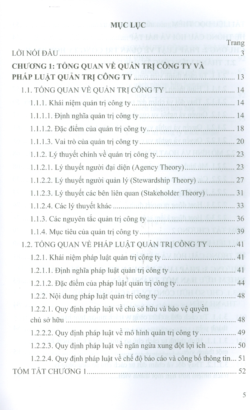 GIÁO TRÌNH PHÁP LUẬT QUẢN TRỊ CÔNG TY