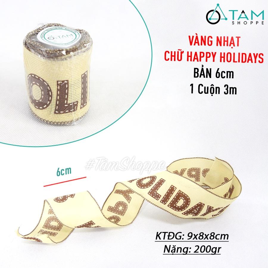 Ruy băng vải họa tiết bản to từ 5-10cm nhiều kiểu RB-05