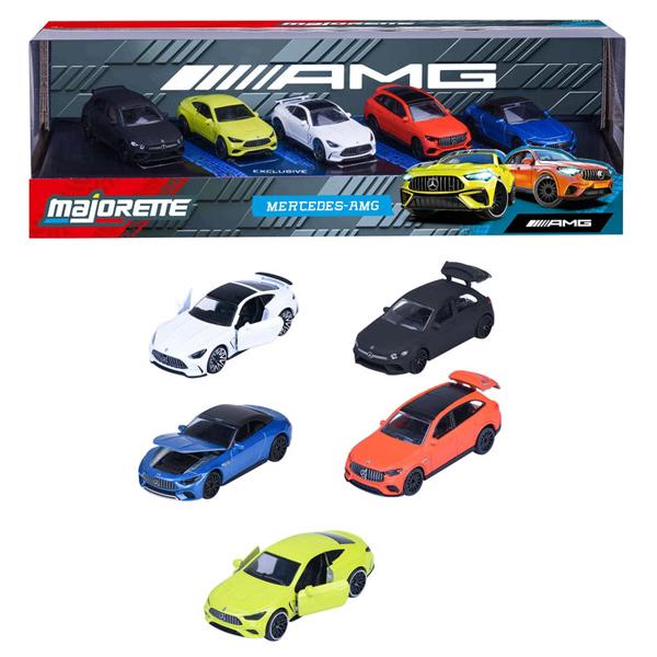 Bộ 5 Đồ Chơi Mô Hình Xe 5 Pieces Giftpack - Majorette 8502005000 - Mercedes-AMG