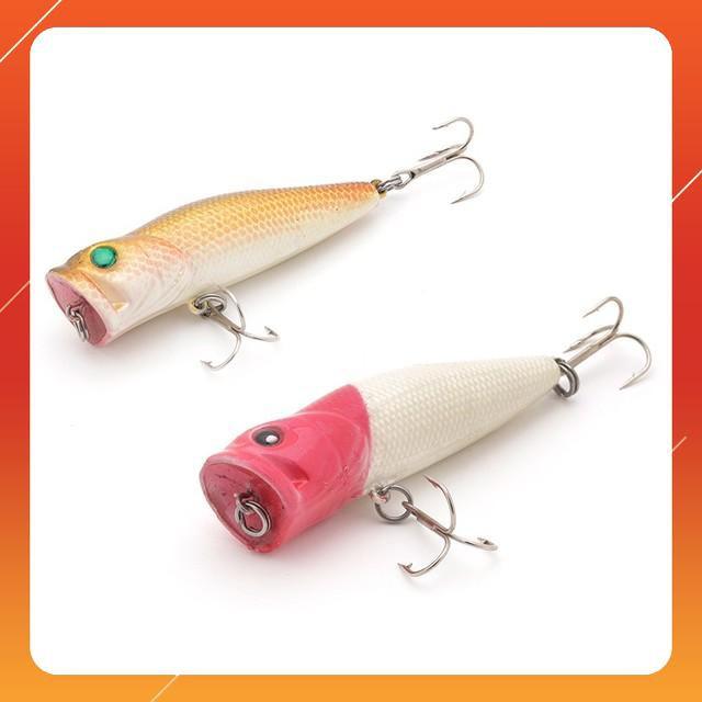 Combo 2 Mồi Con Cá 3 Lưỡi Loại Trung Chính Hãng KHP