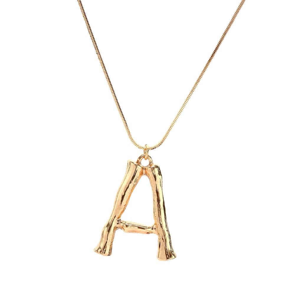 Fashion Letters Necklace,  Alphabet Pendant Necklace  for Women Girls