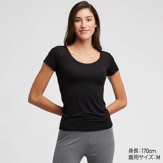 Áo làm mát nữ UNQ cổ tròn cộc tay