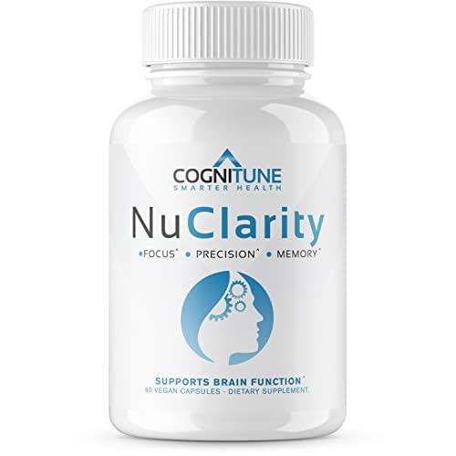 NuClarity - Premium Nootropic Brain Supplement - Focus, Energy, Memory Booster - Mental Clarity & Cognitive Support - Ginkgo Biloba, Bacopa Monnieri, Alpha-GPC, Phosphatidylserine, Rhodiola Rosea