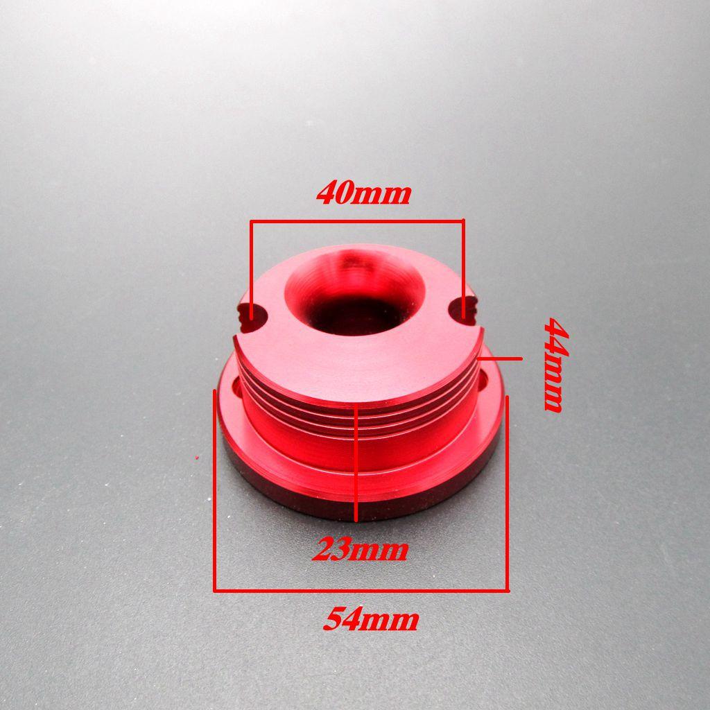 CNC 44mm Air Filter Adapter for 2-Stroke 47cc 49cc Pocket Bike Red