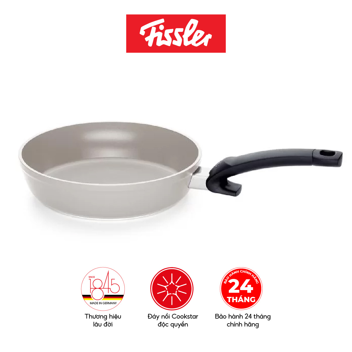 Chảo chống dính Fissler Ceratal Comfort 24cm - Hàng chính hãng