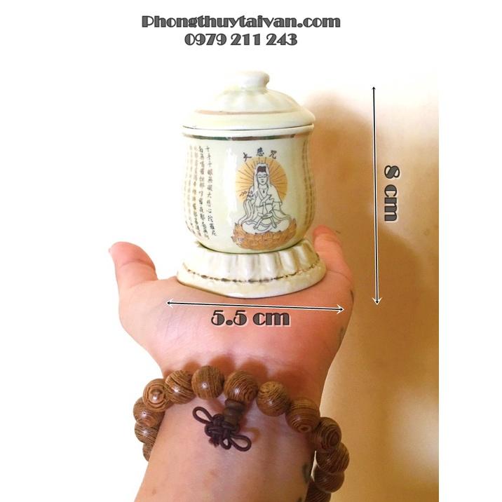 Bộ đôi chum nước cúng Phật 8cm