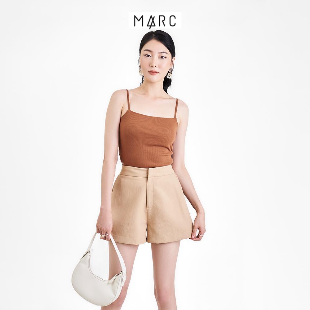 Quần short nữ MARC FASHION form xoè xếp li hông FAST101422