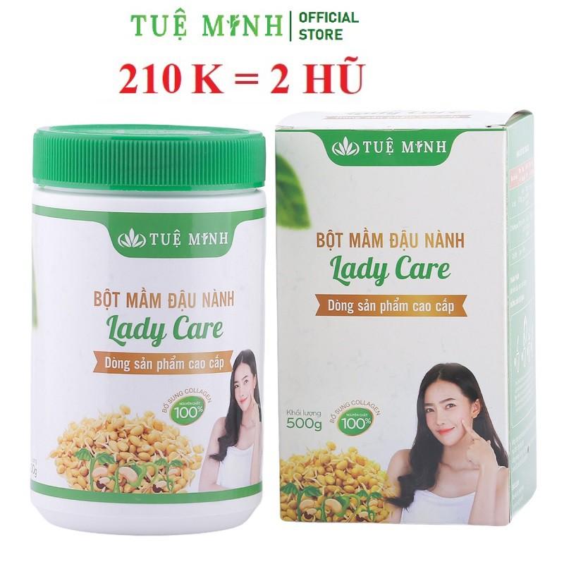 1Kg Mầm đậu nành nguyên xơ Tuệ Minh xưởng nhà làm có đủ giấy ATVSTP 2 hộp như hình