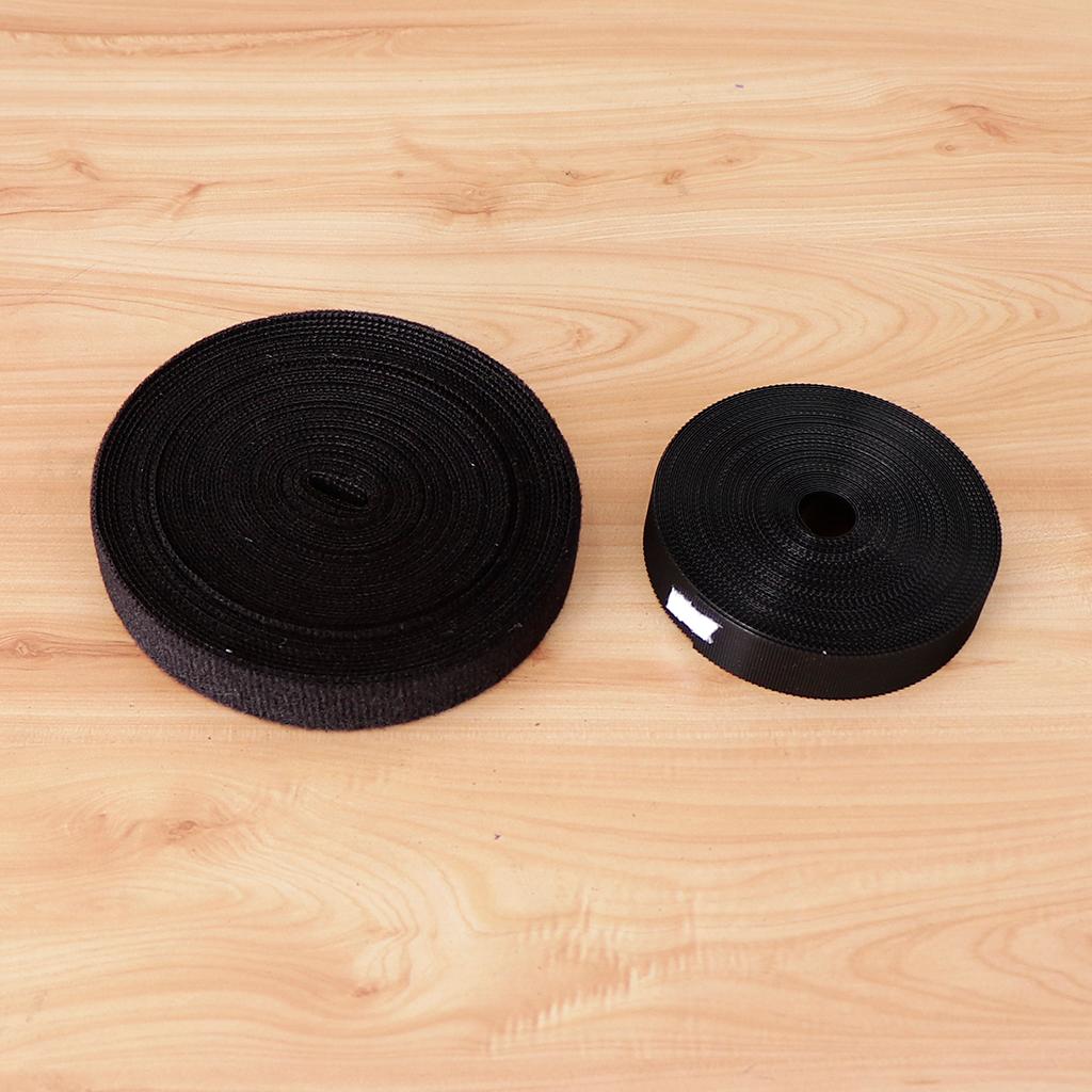 1.94M*20mm Sticky Self Adhesive Hook And Loop Tape Fastener Strip Solid