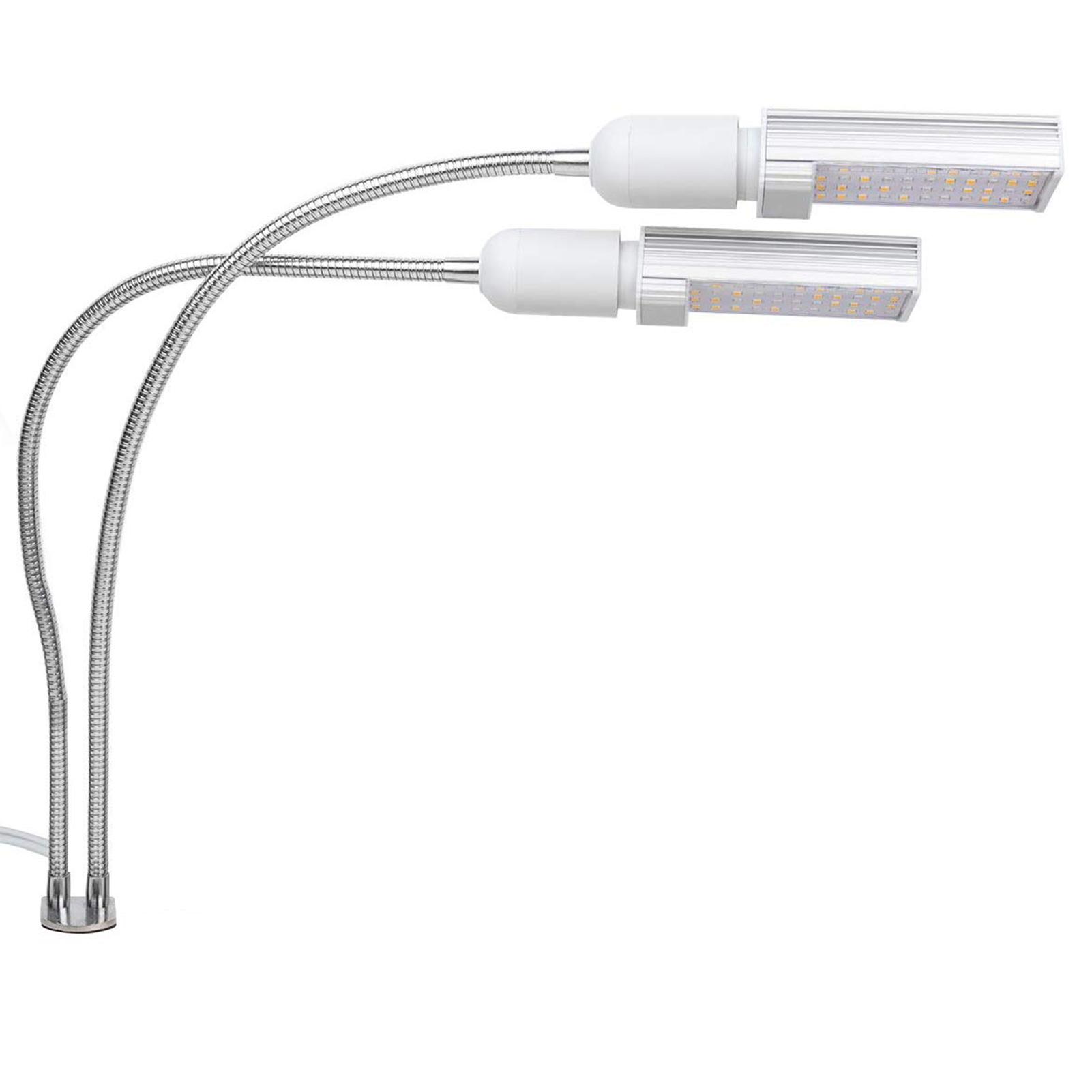 Đèn LED trồng cây dạng cổ ngỗng hai đầu