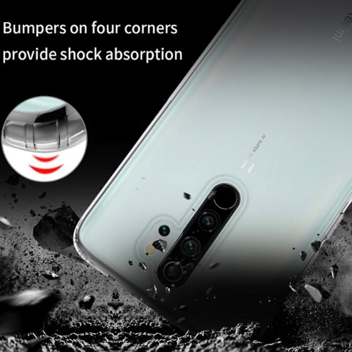 Ốp lưng dẻo silicon trong suốt dành cho Xiaomi Redmi Note 8 Pro