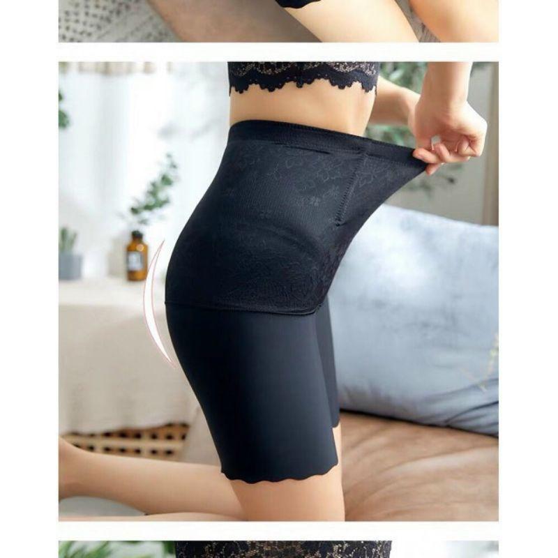 Quần gen nịt bụng dáng đùi chống cuộn ko lộ viền giảm eo thần tốc