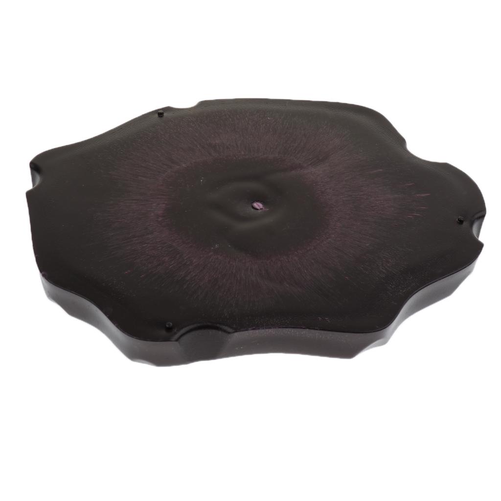 2xAutomatic Reptile Tortoise Gecko Dark Brown Water Resin Feeding Bowl