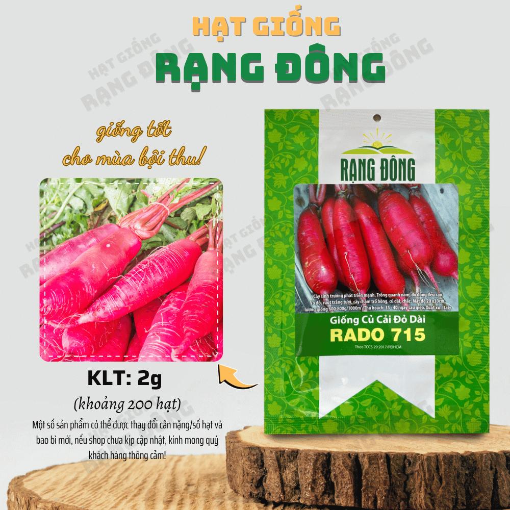 Hạt giống Củ nảy mầm tốt, sinh trưởng khỏe, trồng được quanh năm, dễ chăm sóc - Hạt giống Rạng Đông