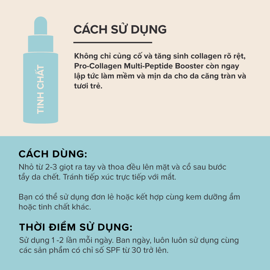 Tinh Chất Làm Căng Mịn Và Săn Chắc Da Pro-Collagen Multi-Peptide Booster mã 20ml - 3020