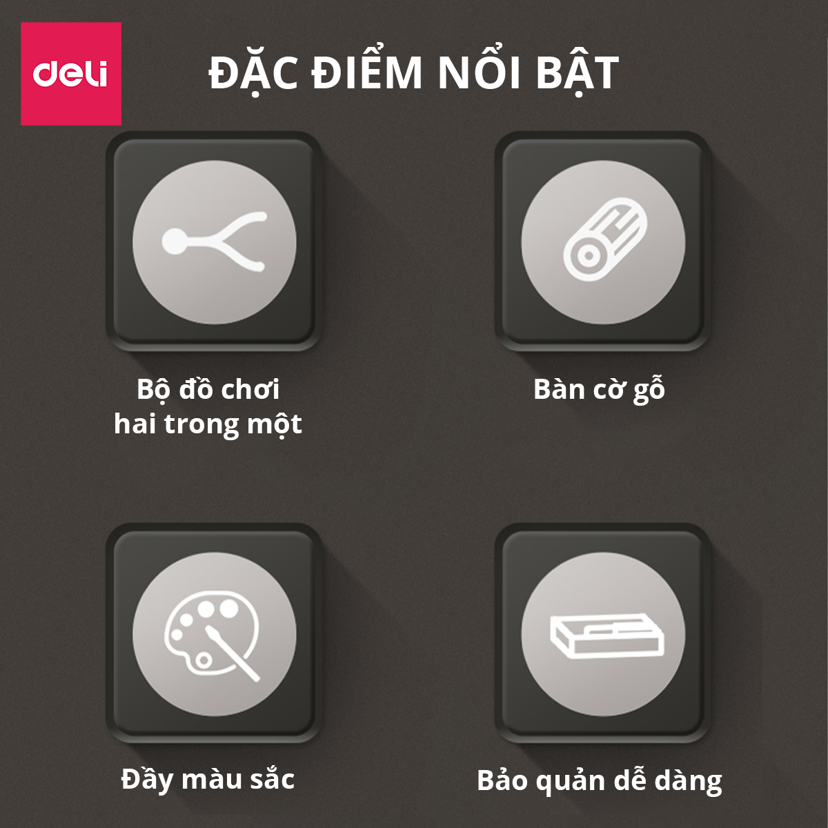 Bộ đồ chơi cá ngựa có nam chân từ tính hút bằng nhựa Deli - Loại bằng nhựa/ gỗ - Phù hợp cho bé từ 3 tuổi - Đồ chơi giải trí tư duy trí tuệ - 6756 / 18646