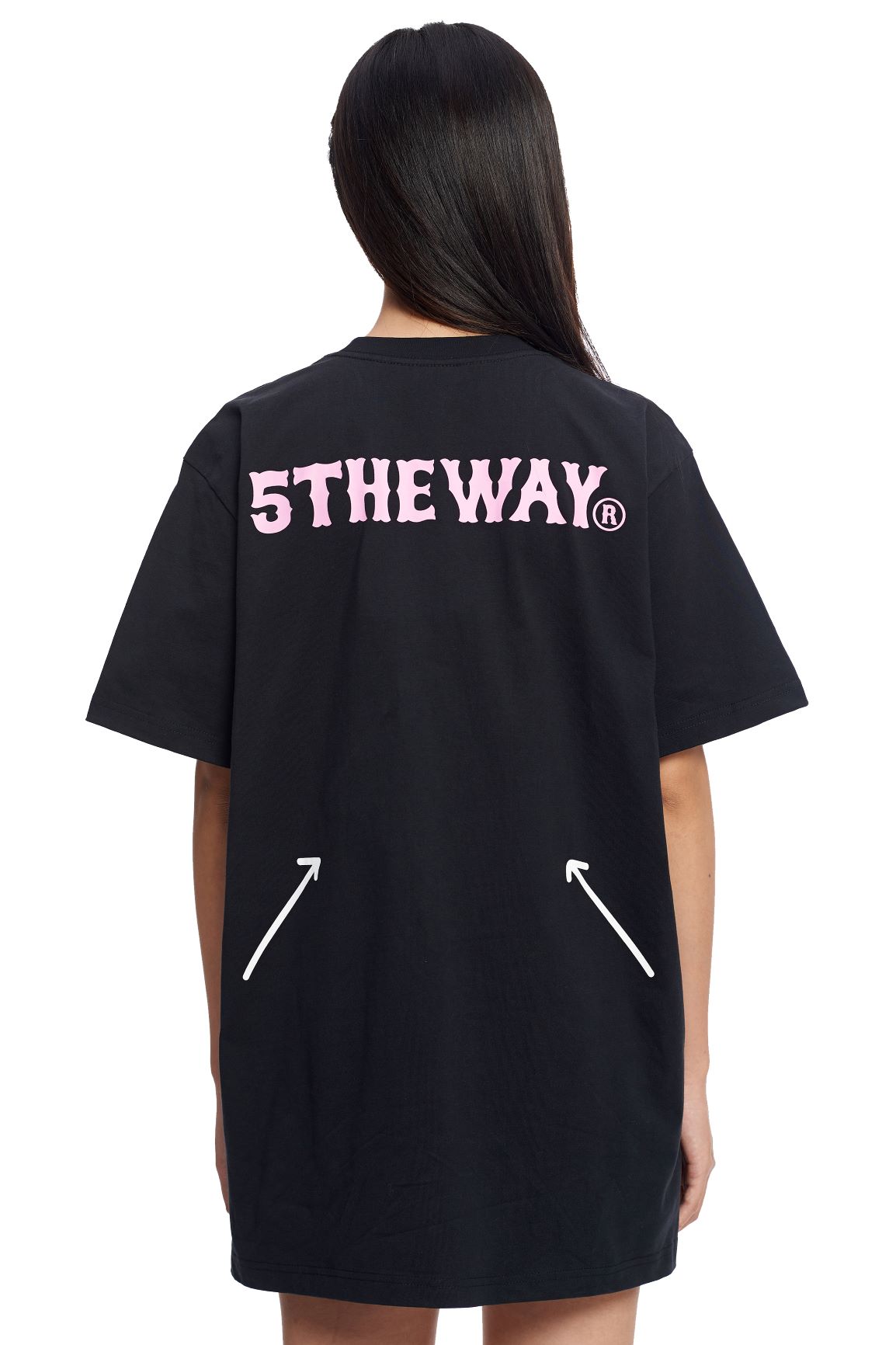 5THEWAY /painting/ SQUARE TEE in BLACK aka Áo Thun ĐEN