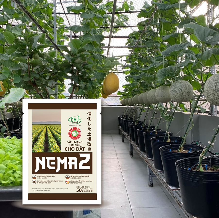 Nema2 50g– Chuyên cải tạo đất, tái tạo hệ vi sinh và tăng sức đề kháng cho cây trồng