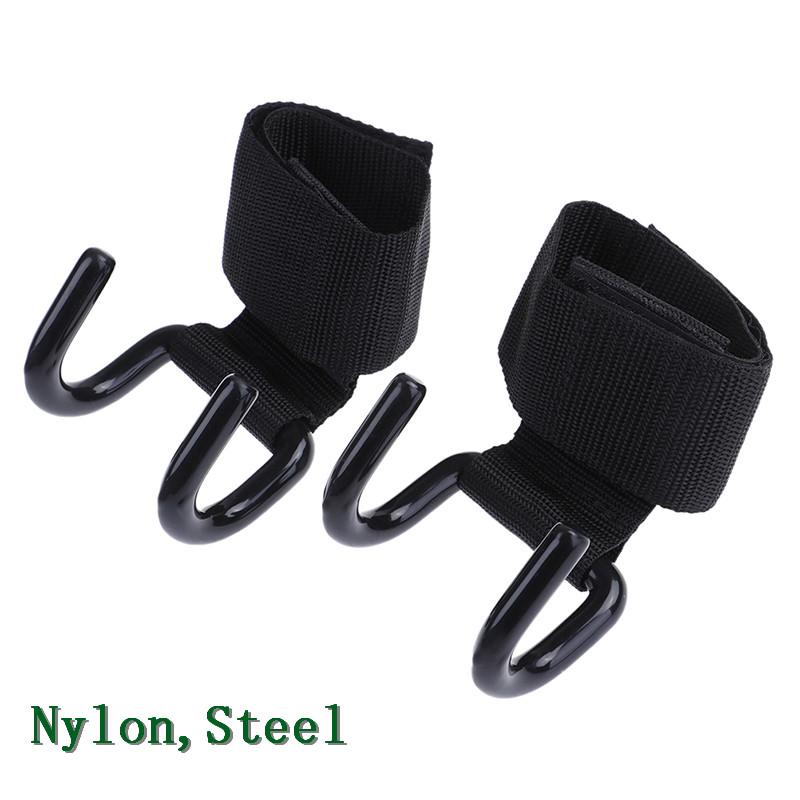 Điều chỉnh unisex thép mạnh mẽ móc kẹp dây đai nâng tạ sức mạnh đào tạo phòng tập thể dục thể dục thể dục đen hỗ trợ cổ tay