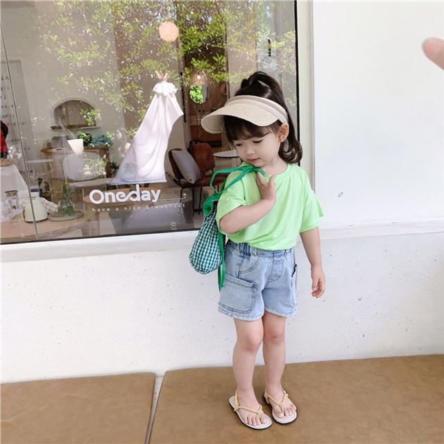 Short jean túi hông 1-7T