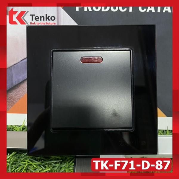Công Tắc 20A Công Suất Cao Cho Bình Nóng Lạnh, Điều Hòa - Mặt Kính Cường Lực - Chính Hãng Tenko TK-F71-D-87