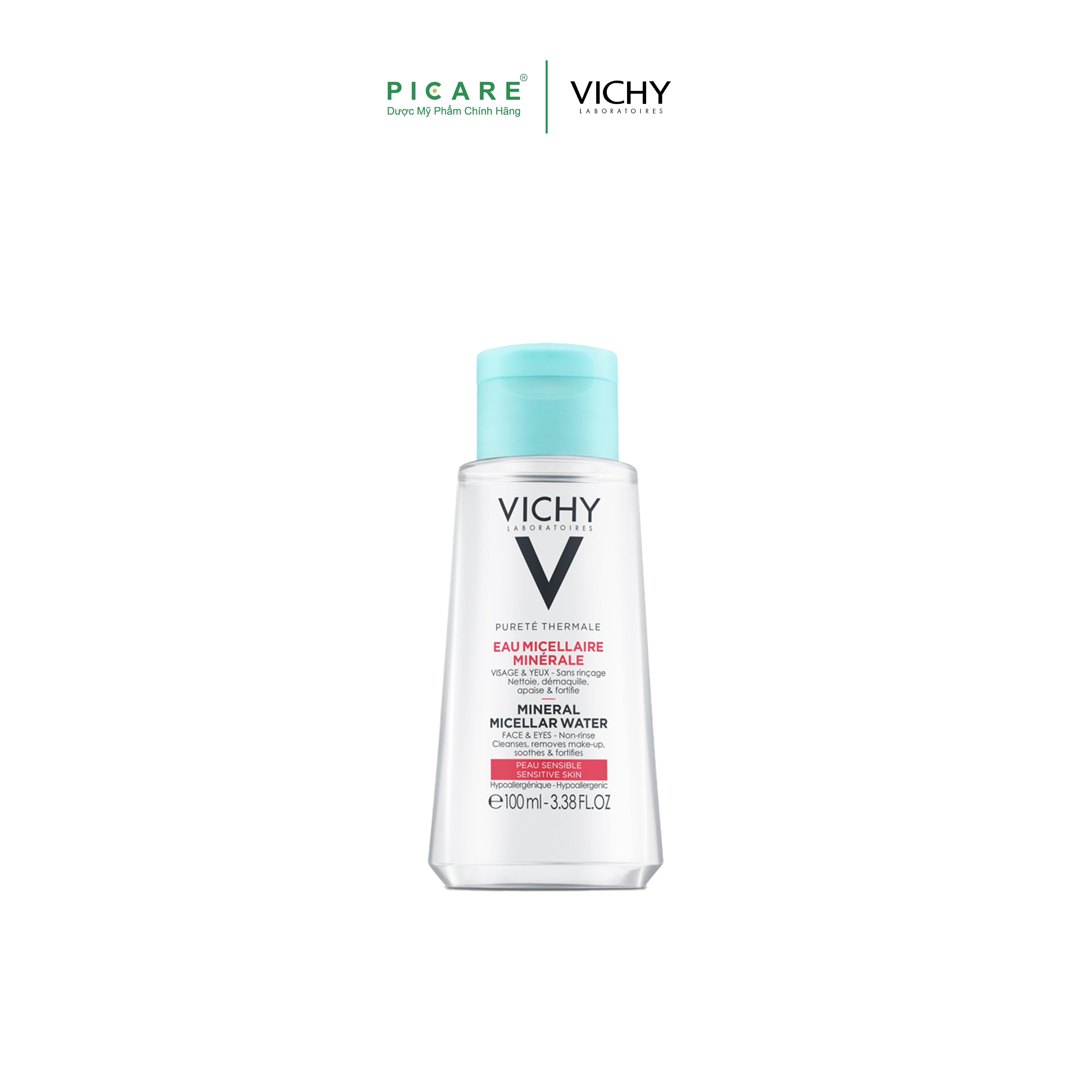 Nước Tẩy Trang Dành Cho Da Nhạy Cảm Vichy Mineral Micellar Water Sensitive 100ml