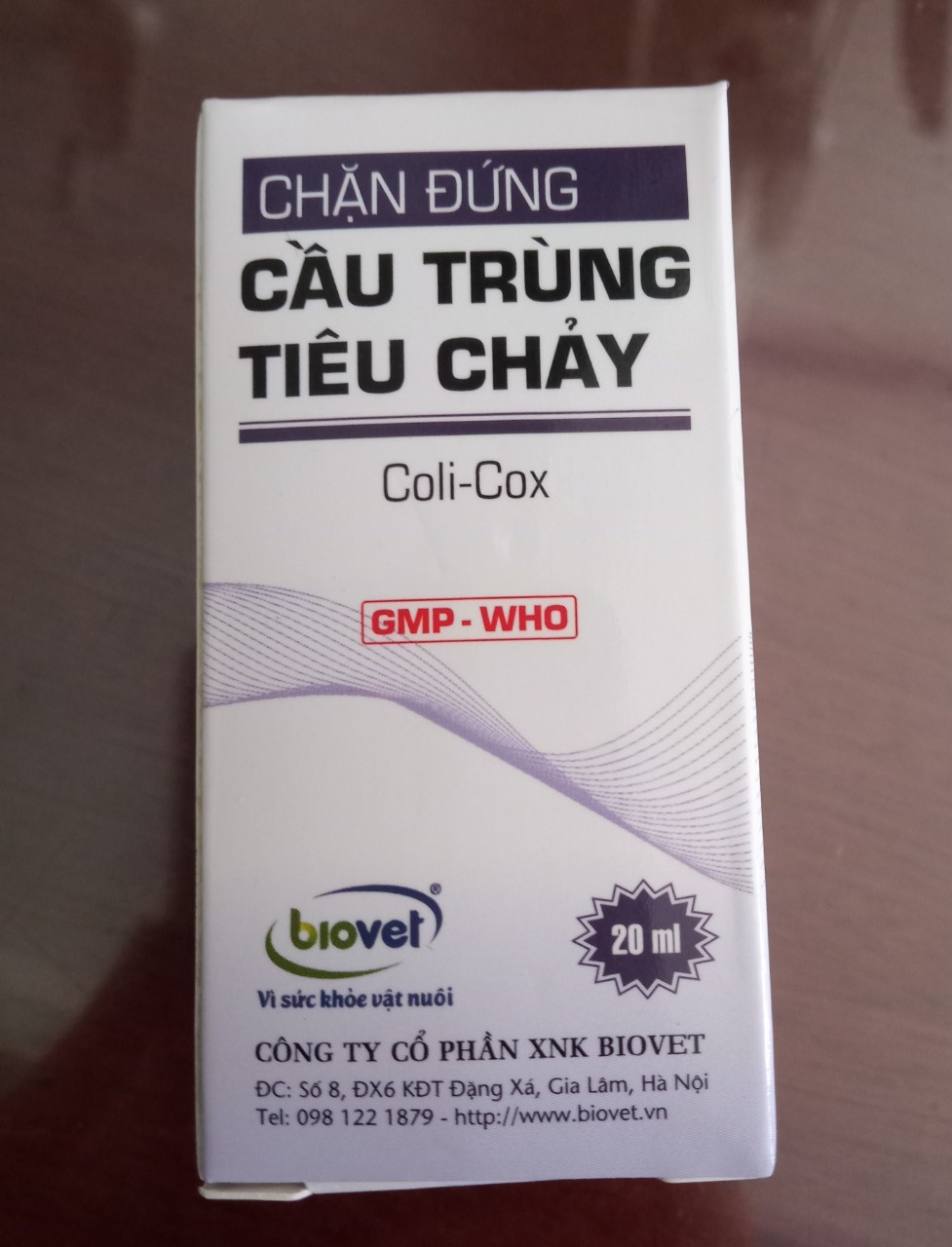 CHẶN ĐỨNG CẦU TRÙNG COLI-COX 100ML-20ML