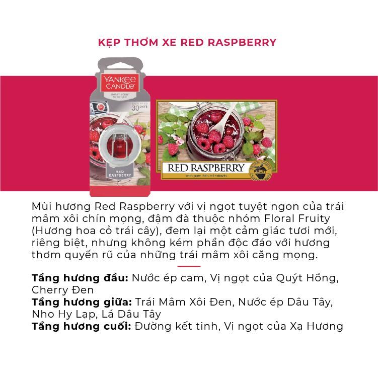 Kẹp thơm xe Yankee Candle - Red Rashberry