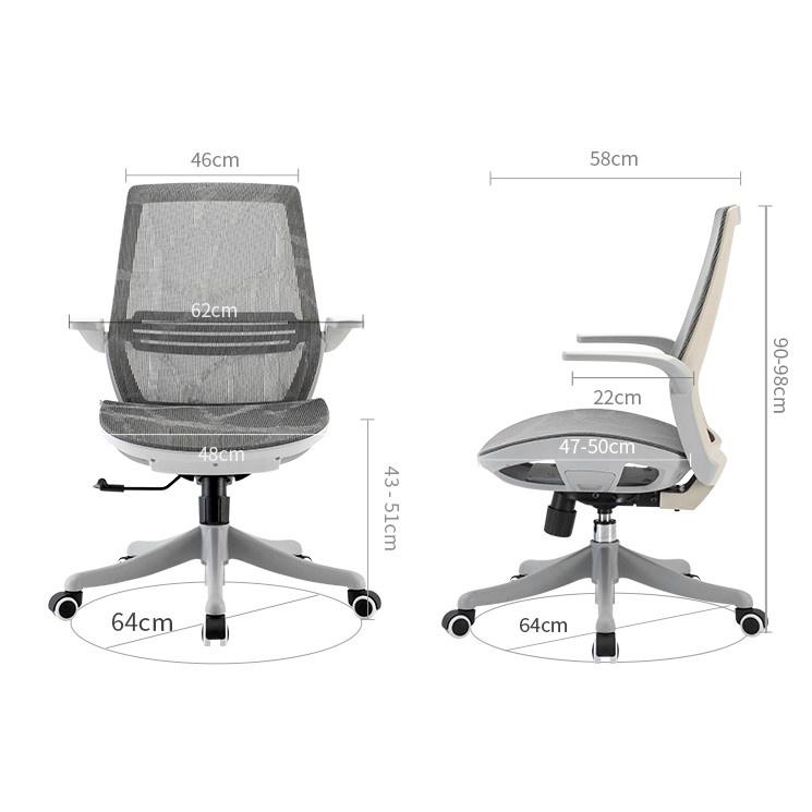 Ghế lưới văn phòng lưng trung công thái học Ergonomic thương hiệu SIHOO M59B