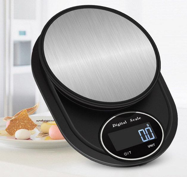 Cân điện tử nhà bếp độ chính xác cao Digital Electronic Scale cảm ứng vân tay chống nước 3KG 5KG 10KG cân nhà bếp cân thực phẩm cân tiểu ly