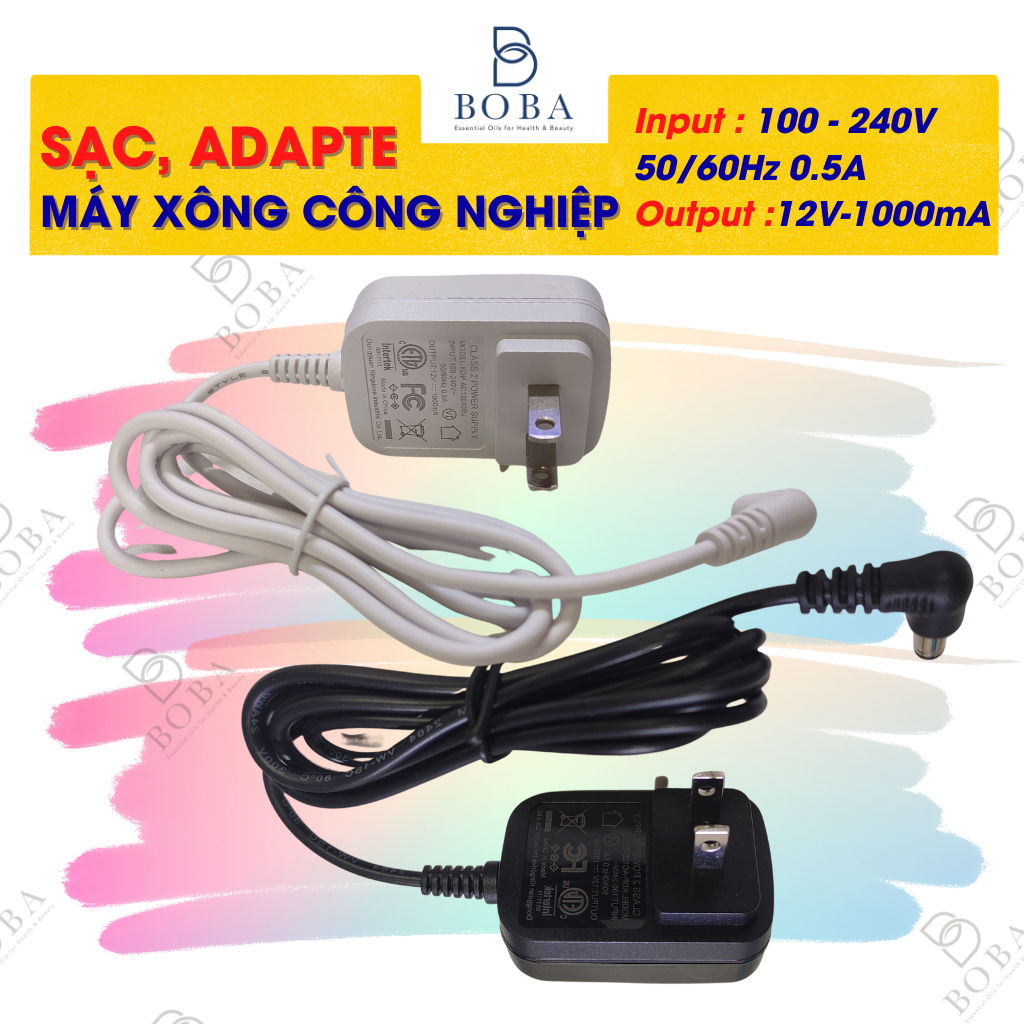 (HCM) Sạc, Adapter Chuyên Dụng Cho Máy Xông Công Nghiệp, Phun Tinh Dầu Trực Tiếp, Nguồn Máy CN