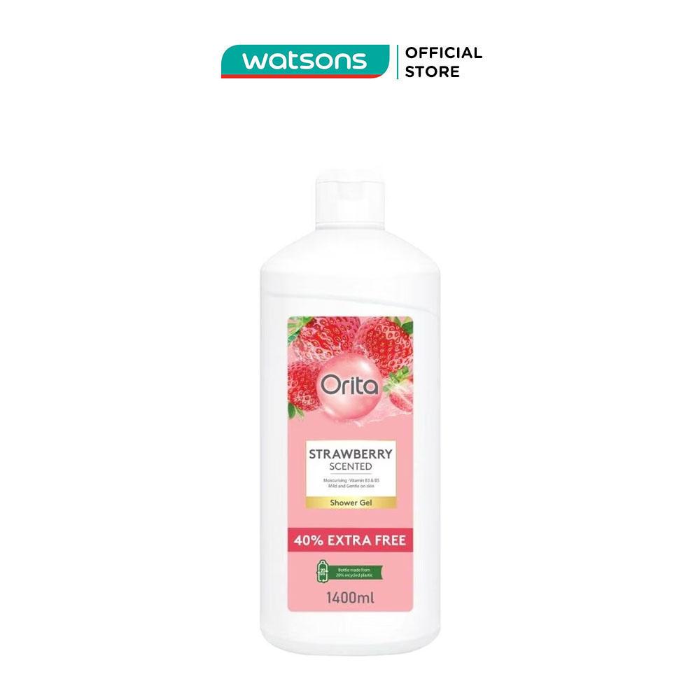 Gel Tắm Orita Strawberry Scented Shower Gel 1400ml