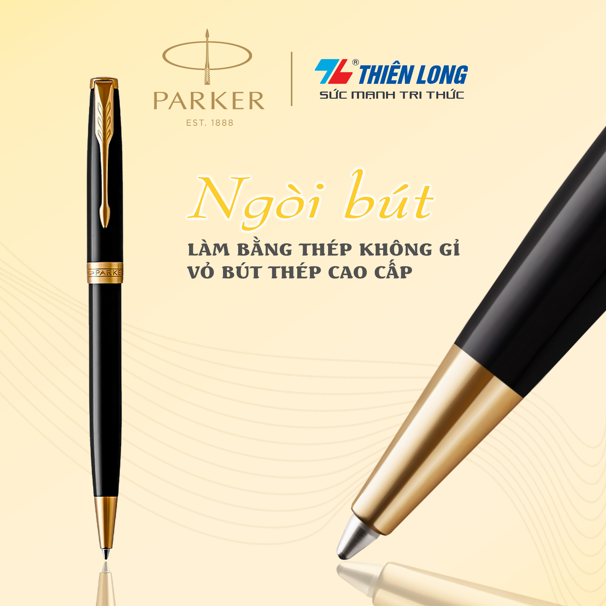 Bút bi cao cấp Parker Sonnet Đ-Black GT TB-1950784