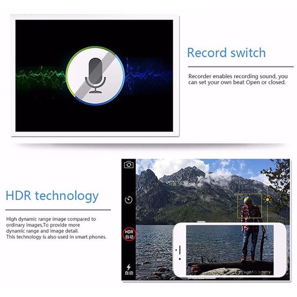 3.0'' 720P Car Rear View Camera Monitor Dash Cam Recorder 120 Degree Angle