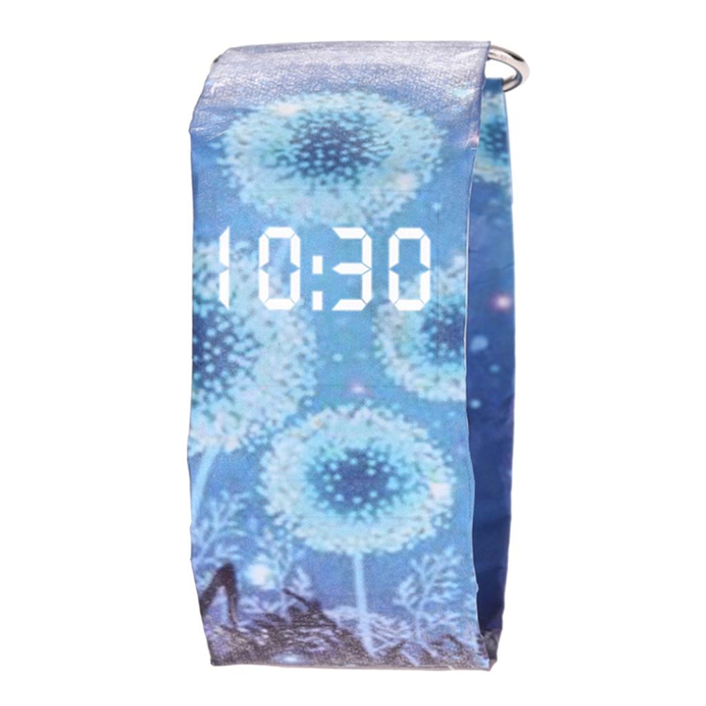 Adult Kids Digital LED Waterproof Paper Wrist Watch