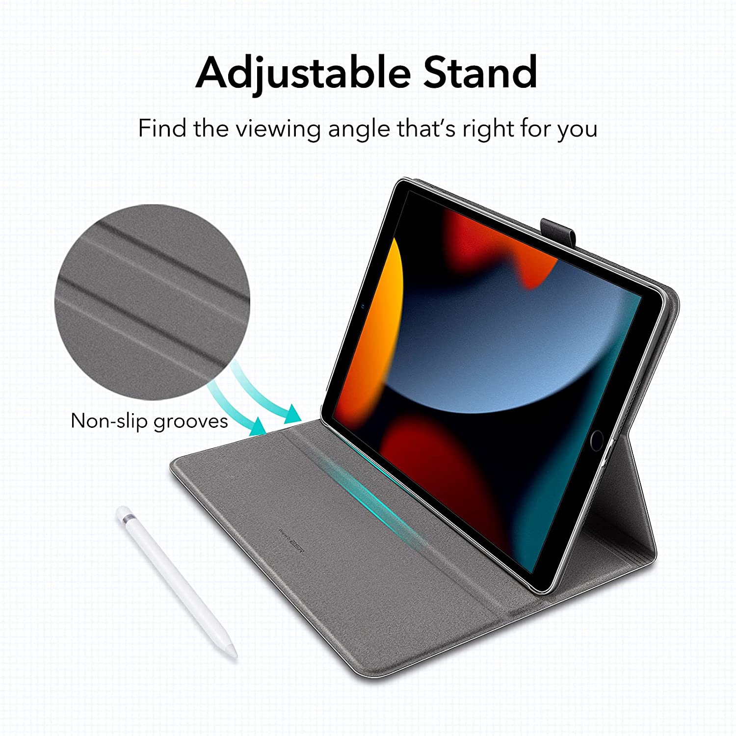 Bao da dành cho iPad Gen 9 10.2 inch 2021 ESR Urban Premium Folio Case - Hàng Nhập Khẩu