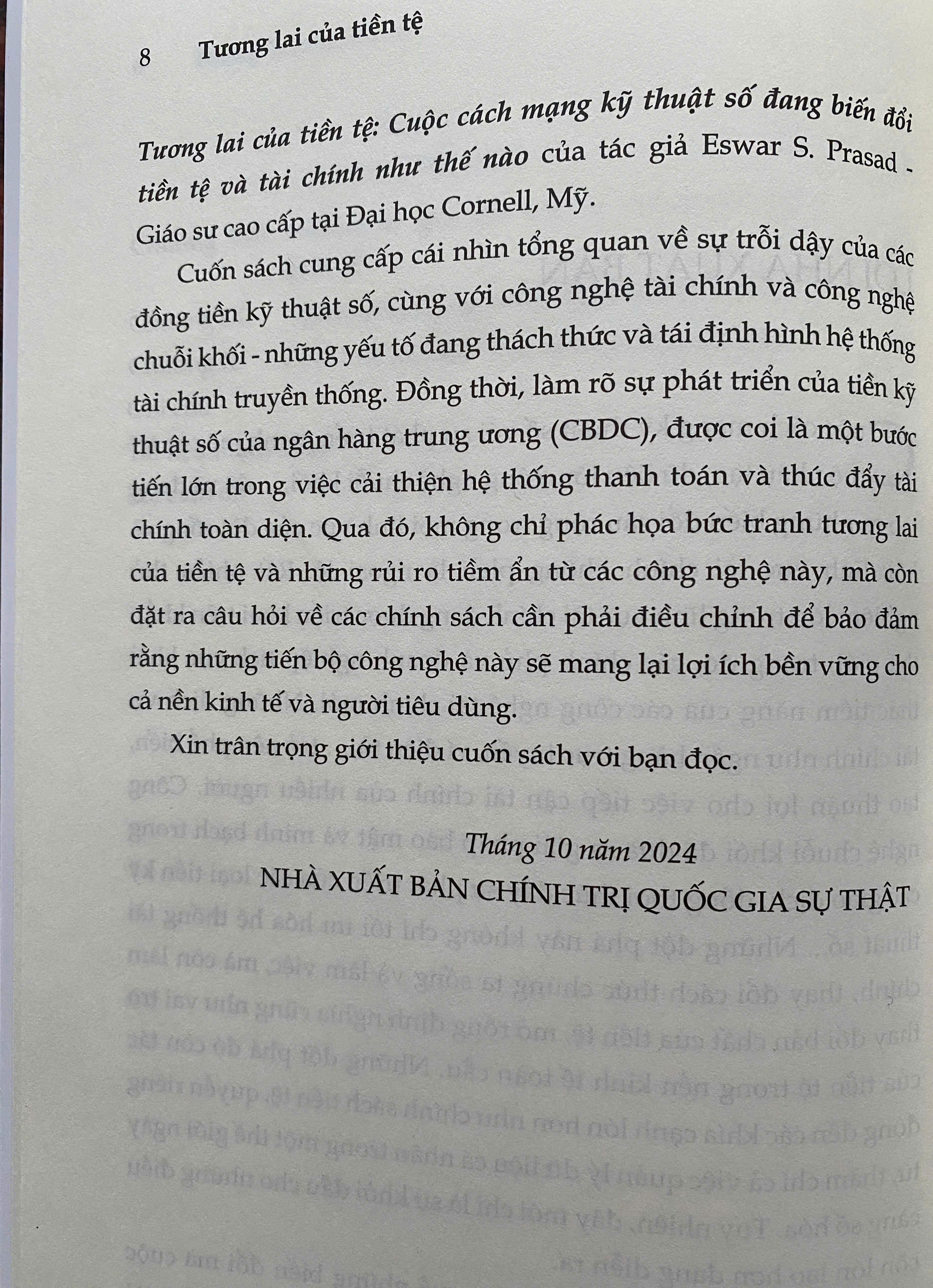 Tương Lai Của Tiền Tệ: Cuộc Cách Mạng Kỹ Thuật Số Đang Biến Đổi Tiền Tệ Và Tài Chính Như Thế Nào