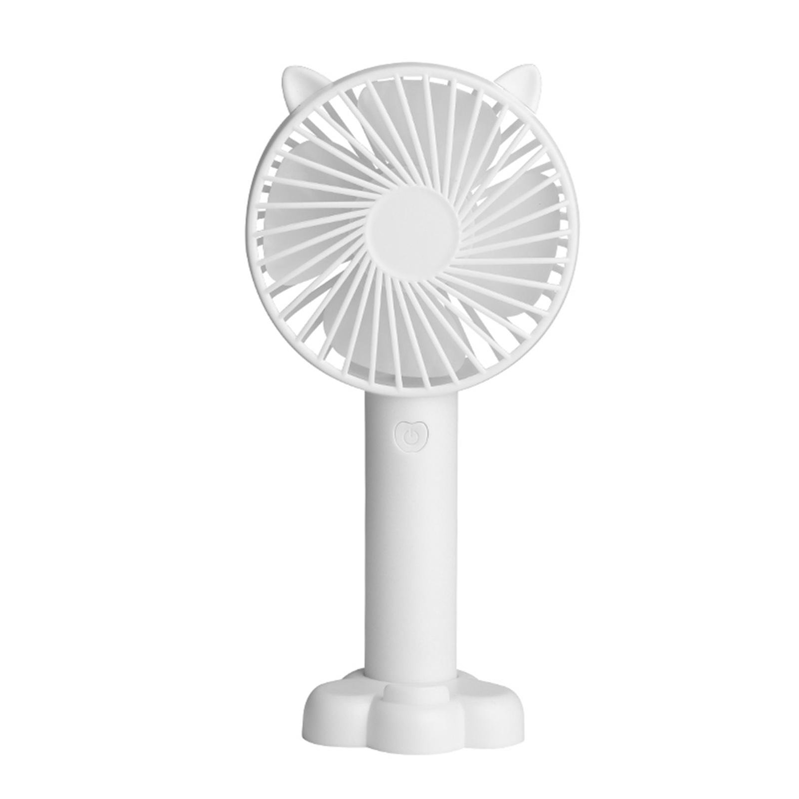 Quạt di động mini cầm tay có cánh 3 tốc độ có thể điều chỉnh sạc USB