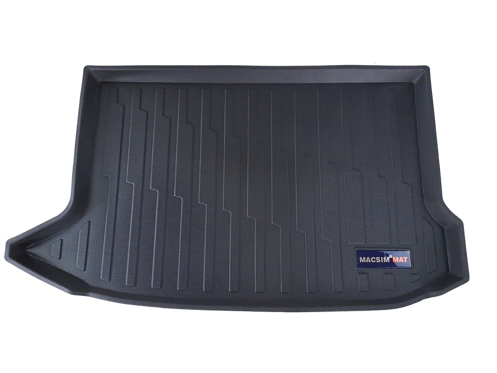 Thảm lót cốp xe ô tô Hyundai Kona 2018+ nhãn hiệu Macsim chất liệu TPV cao cấp màu đen(DT007