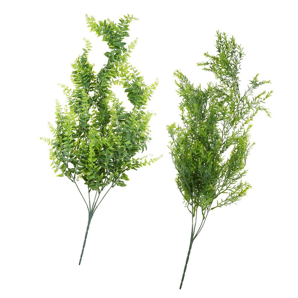 2 Bunches Artificial Weeping Ivy Vine Plants Outdoor Indoor Hanging Decor