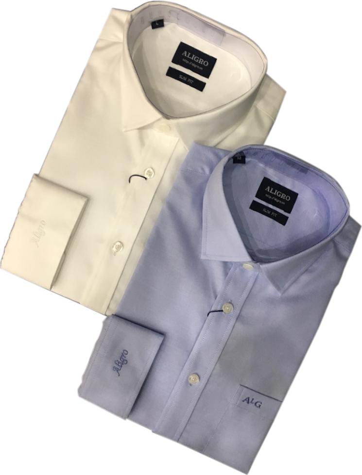 Áo sơ mi nam dài tay ALIGRO chất liệu pirma cotton mềm mịn, kiểu dáng đơn giản, tinh tế ALGS156