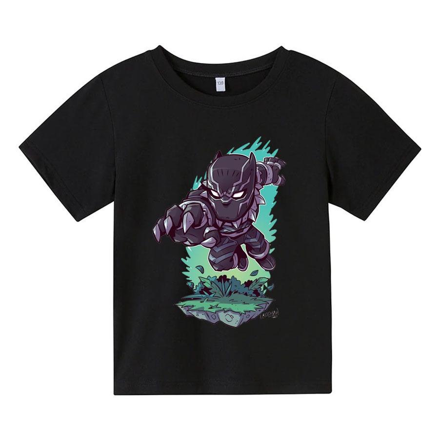 Áo thun trẻ em BLACK PANTHER CHIBI, 4 màu, có size người lớn, Anam Store