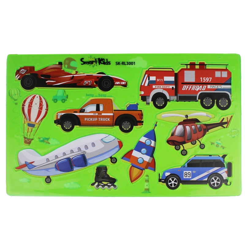 Khuôn Vẽ Transport Smart Kids SK-RL3001