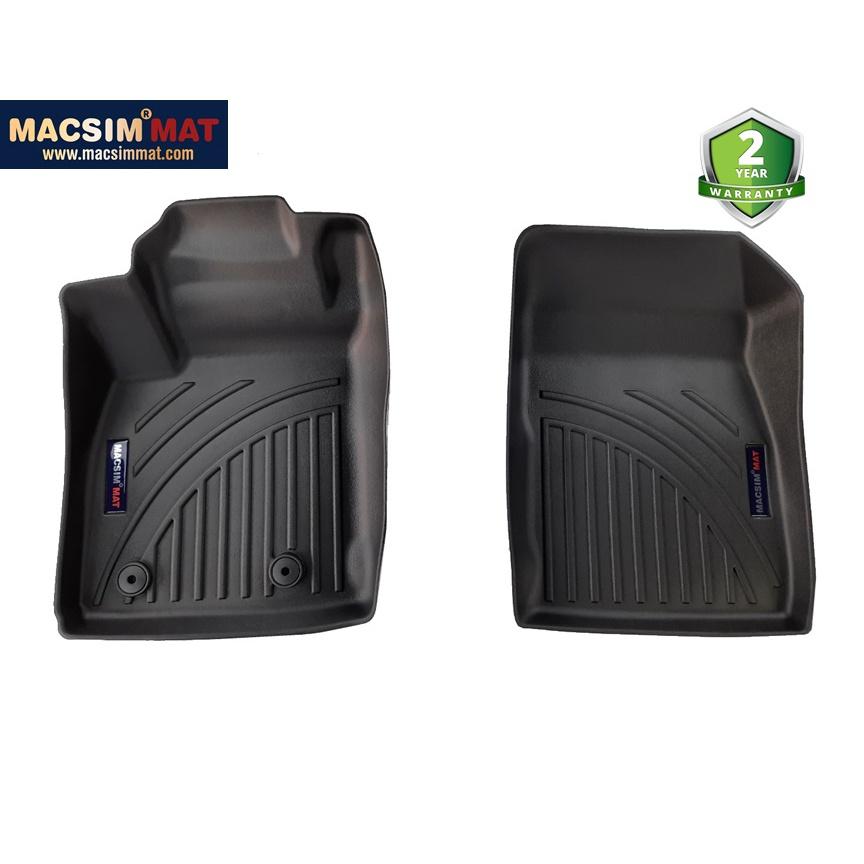 Thảm lót sàn xe ô tô Ford ecosport 2012 + Nhãn hiệu Macsim chất liệu nhựa TPV cao cấp màu đen