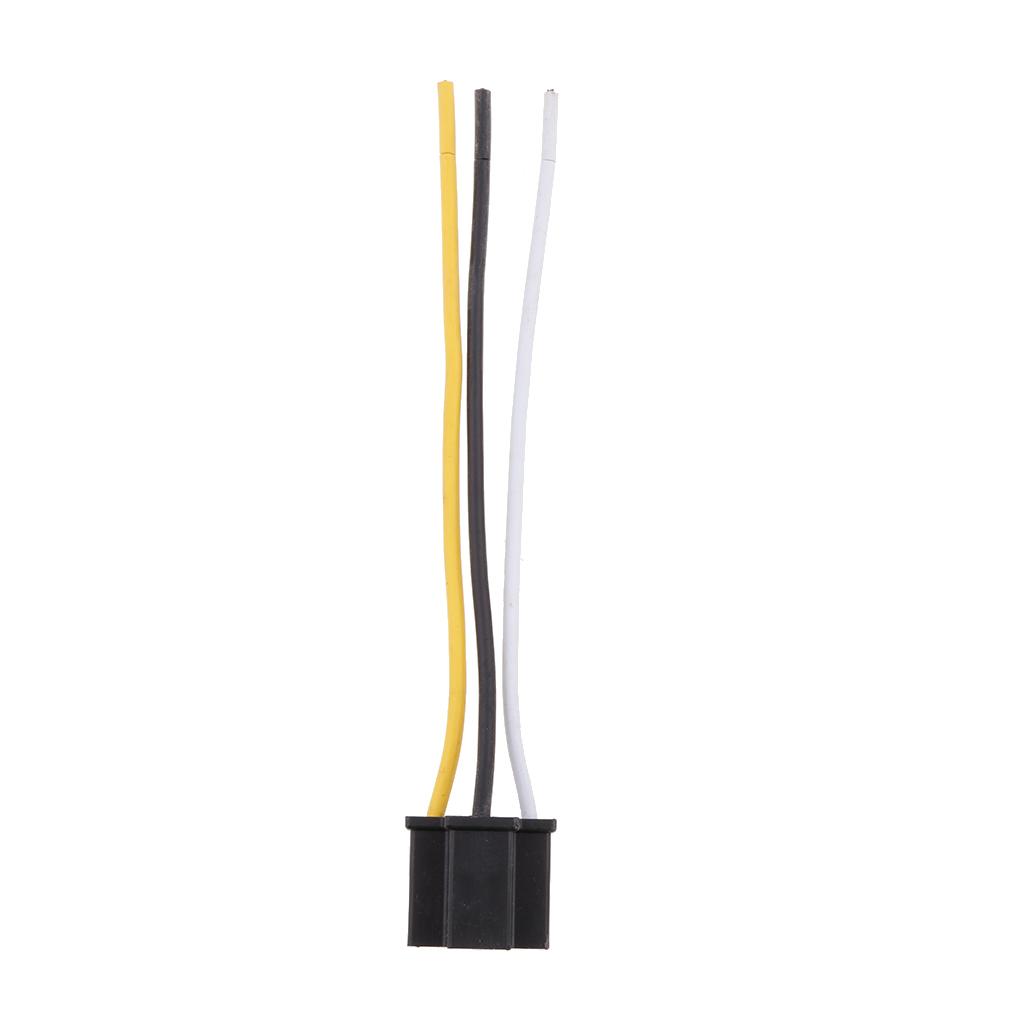5pcs H4 Headlight Lamp Bulb Socket Extension Replacement Holder Wire Harness