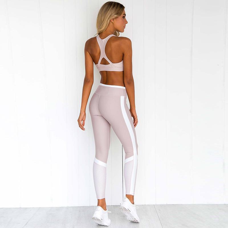 Hồng Tập Yoga Quần Legging Thể Thao Nữ Sóc Chống Tập Thể Dục Thể Thao Quần Legging Thun Quần Tập Yoga Nữ FT147 Khô Nhanh Quần Legging Thể Dục