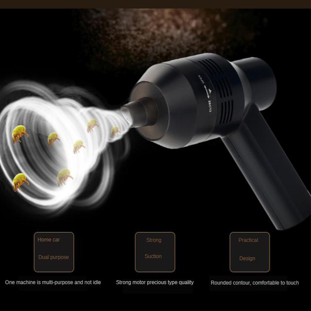 2pcs Cordless Air Duster Blower Electric Air Can for Computer Dust Cleaning