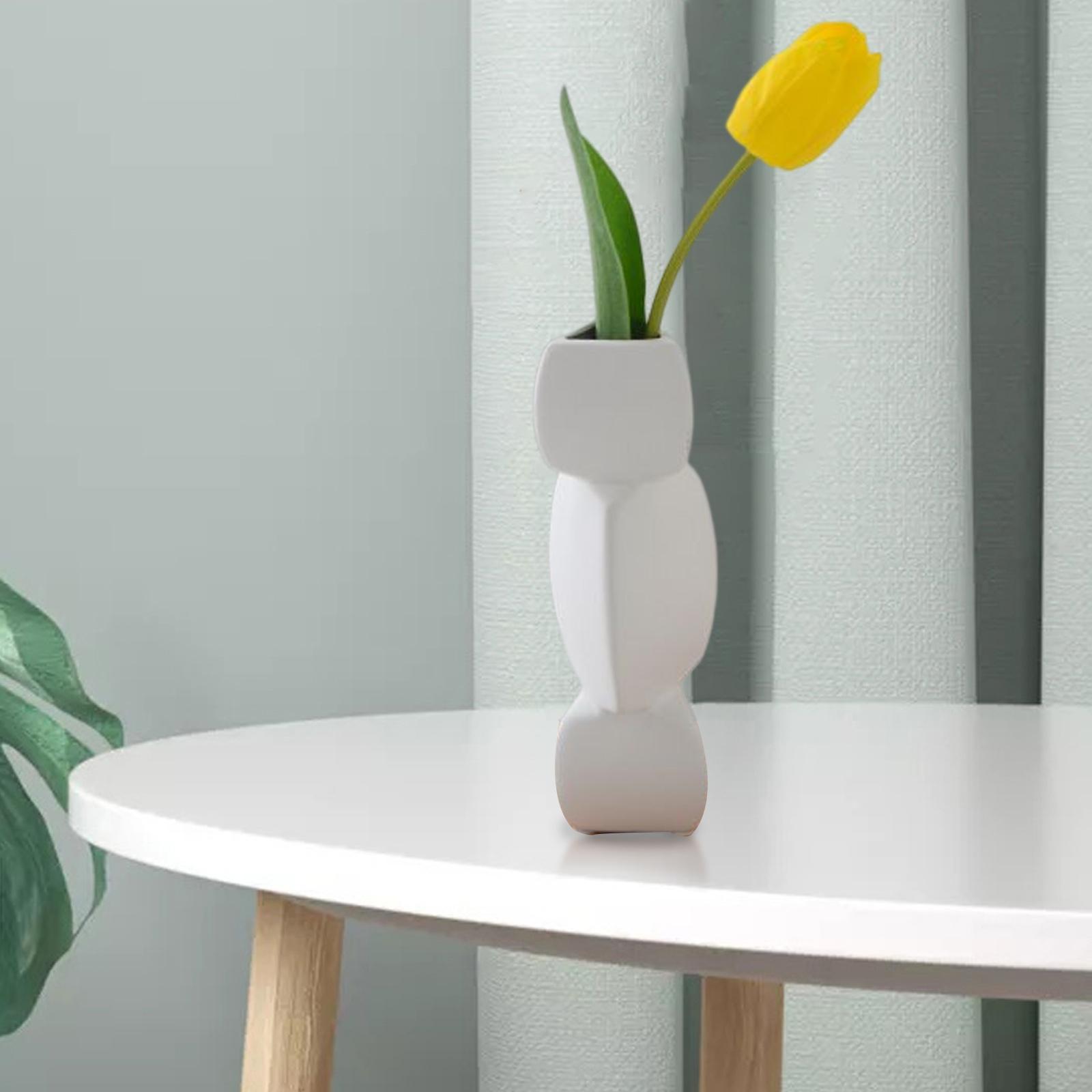 Flower Vase Table Modern Decorative Ceramic for collection Tabletop