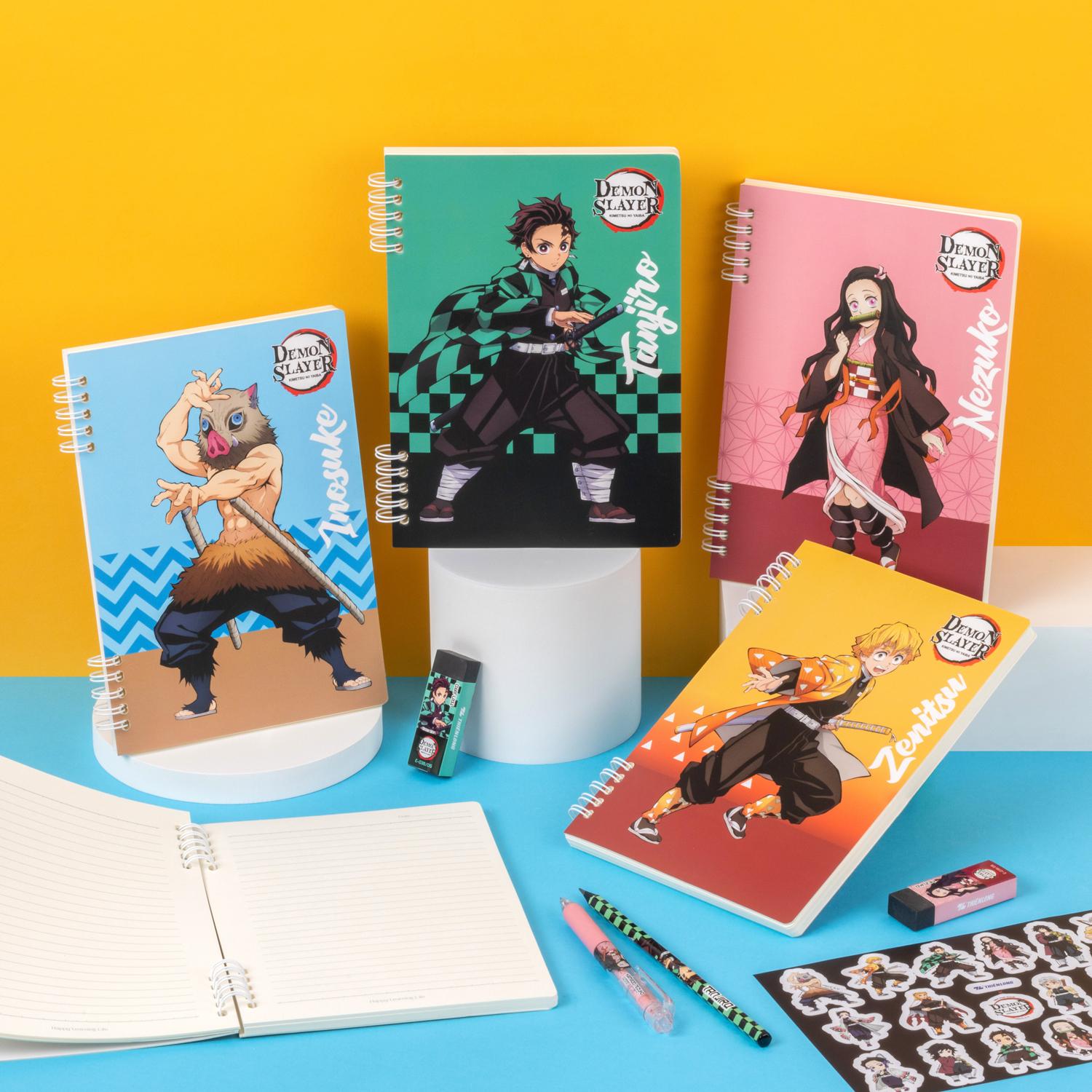 Sổ Lò Xo A5 - Kẻ Ngang - 120 Trang 100gsm - Nhân Vật Demon Slayer - Thiên Long MB-023/DS - Nezuko